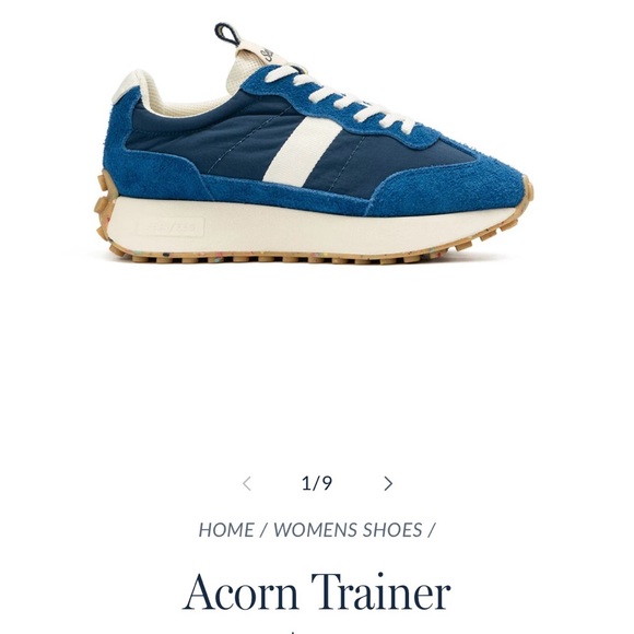 Acorn Shoes - Seavees Acorn Blue Trainers